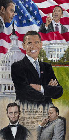 President Obama by Jason J. Swain